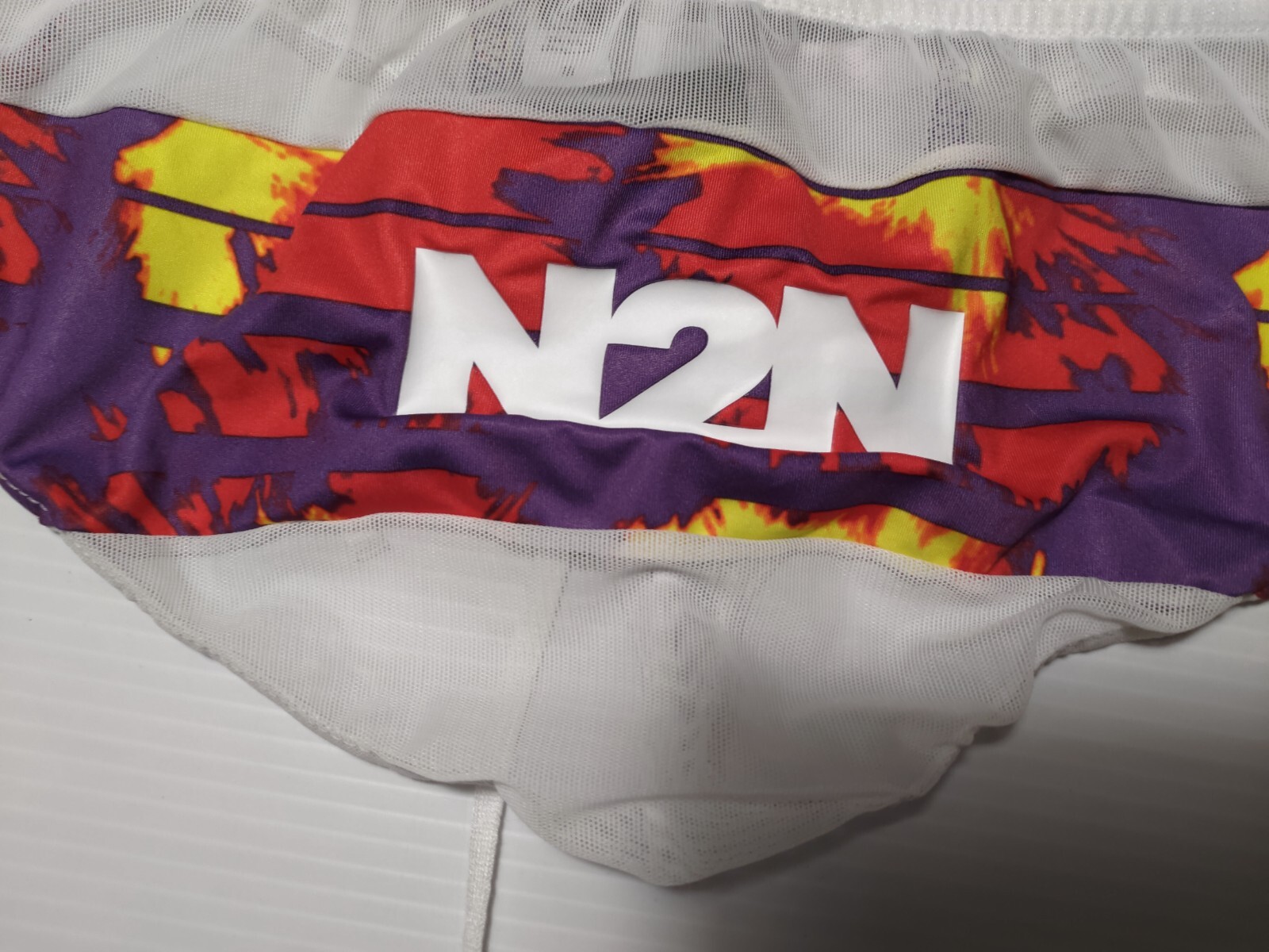 N2N BODYWEAR NITRO X SWIM BRIEFS. MIAMI TROPIC. MED. NWT. RARE 🌈 GAY SWIMWEAR