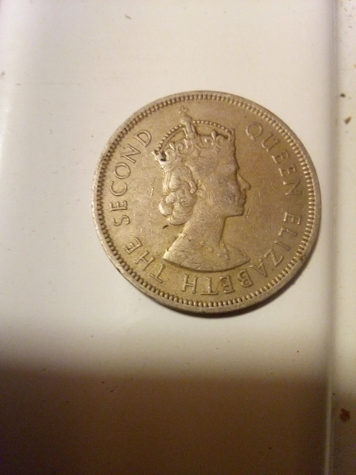 1960 HONG KONG ONE DOLLAR COIN - #B1493 - Image 3 of 4