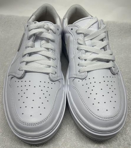 Nike Air Jordan 1 Damengröße 9,5 weiß grau Elevate Low-Top Sneaker Schuhe neu - Bild 5 von 8