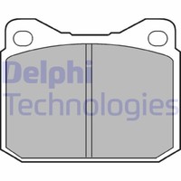 Delphi LP117 Bremsbelagsatz, Scheibenbremse FüR VW