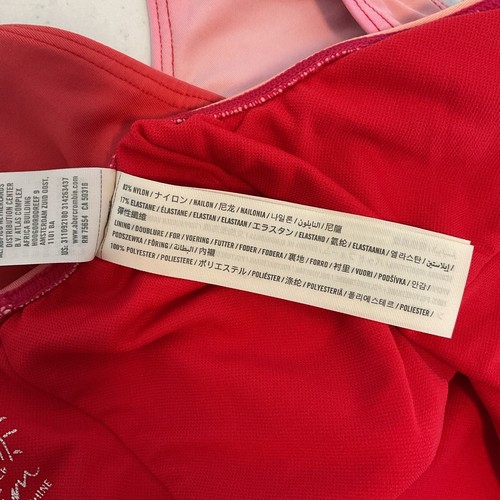 HOLLISTER SWIM ONE-PIECE BATHING SUIT WOMENS SIZE M Ombre High Cut Padded - Picture 9 of 9