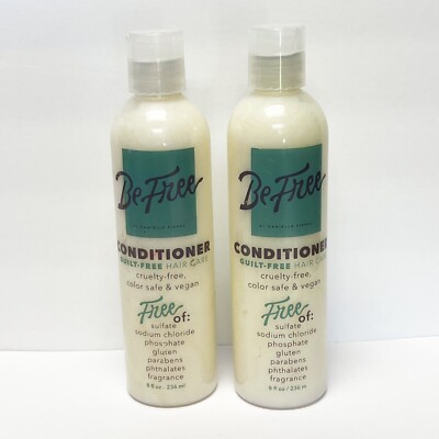 2 Be Free Conditioner Guilt Free Color Safe & Vegan 8 oz Ea SEALED