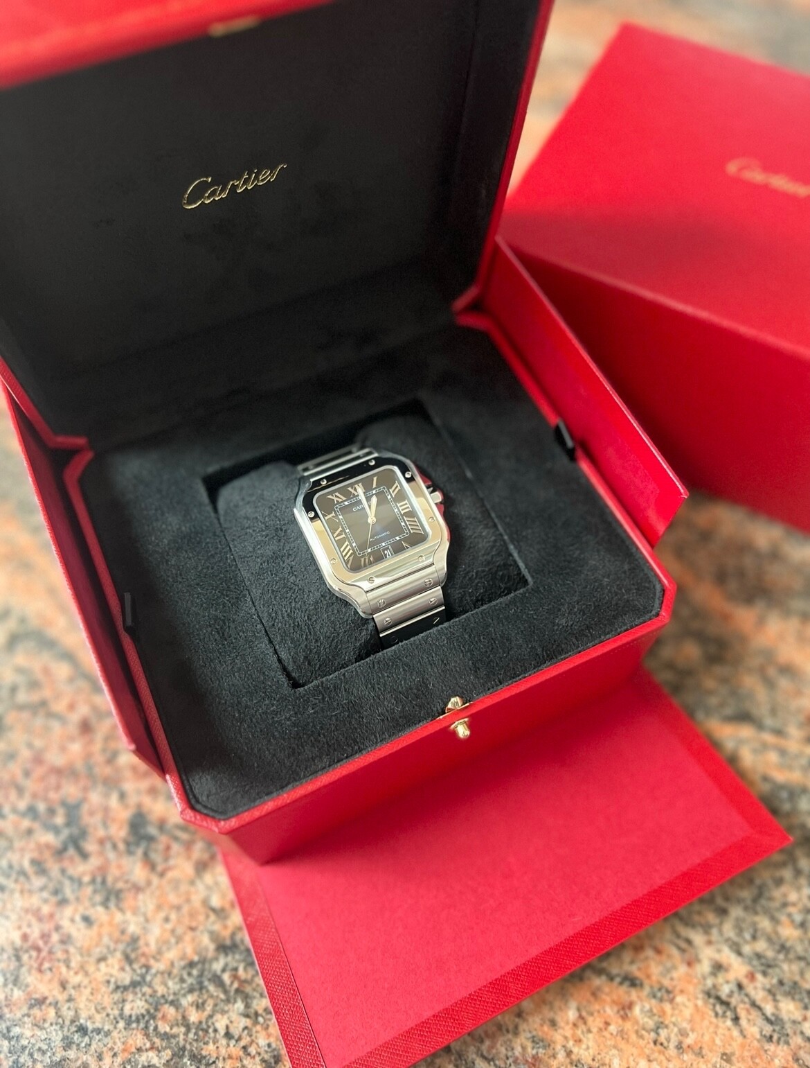 Cartier Santos Medium Automatic Men's Watch WSSA0030 Steel-image