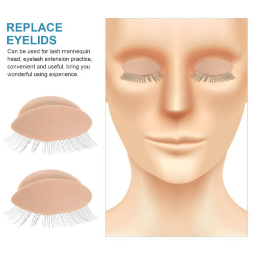 4 Pieces Falsche Wimpern Eyeliner Lash-Übungsmodul Verwendung Mit Mannequinkopf - Bild 4 von 12