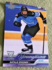 NATALIE SPOONER RC YOUNG GUNS #63 DELUXE /250 UD PWHL ROOKIE SCEPTRES