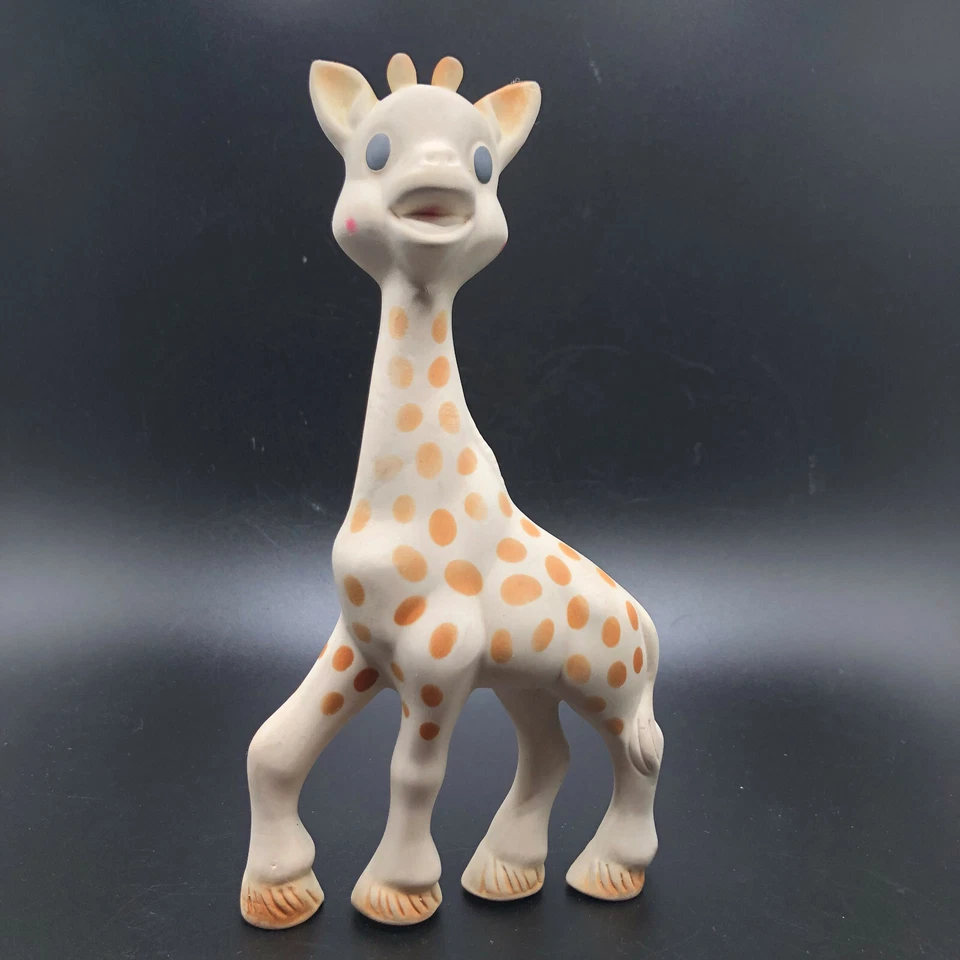 Sophie the Giraffe Baby Teether Flexible Teething Toy Squeaker and Soft Book - Image 4 of 4