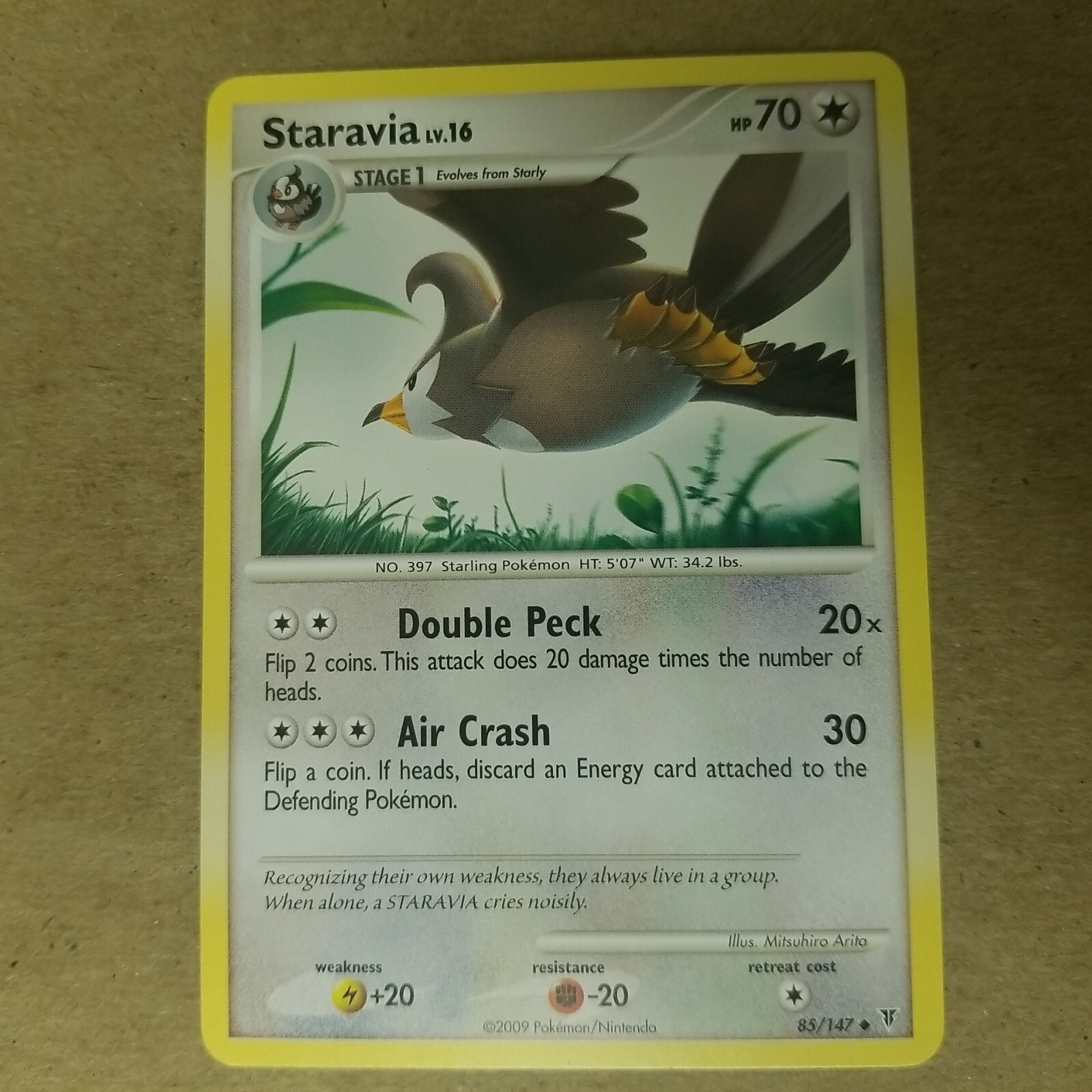 Staravia 85/147 - Supreme Victors - Uncommon - NON-HOLO - Pokemon Card - NM/M