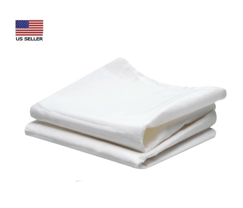 Pack de 2 toallas blancas para saco de harina de cocina de 28" x 29" 100 % algodón - Imagen 1 de 8