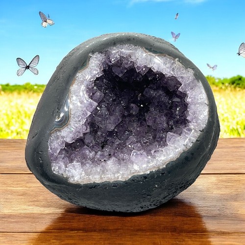 Amethyst Druse Minidruse I Unikat-Masterpiece I 1,18 KG I 10x11x10cm I Brasilien - Bild 2 von 7