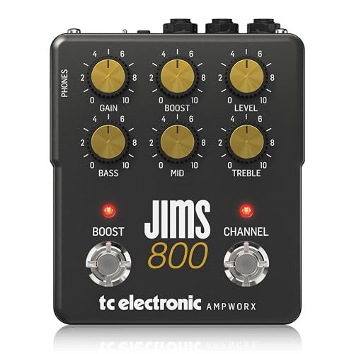 ギター JIMS 800 PREAMP TC Electronic JIMS 800 PREAMP Guitar Pedal | Twin-Channel Guit