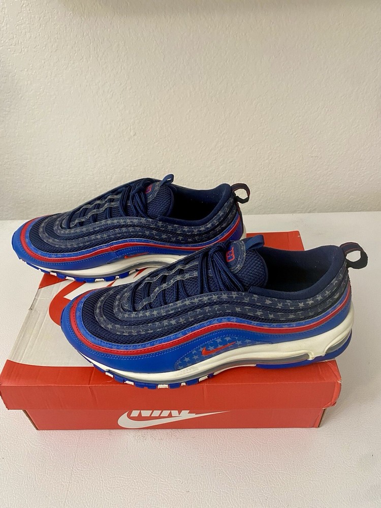 Nike Air Max 97 City Away Game Royal Red CD7791-400 Men's Size 11.5 Sneakers