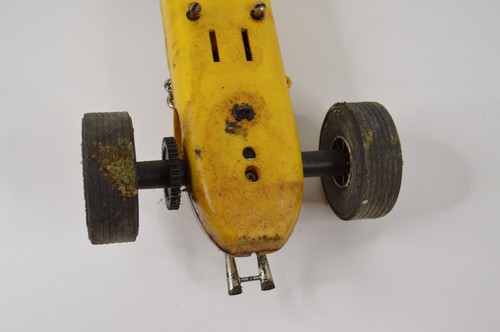 Vintage AMF Wen Mac Yellow Lotus Model Tether Indy Car Racer NO ENGINE - Picture 7 of 9