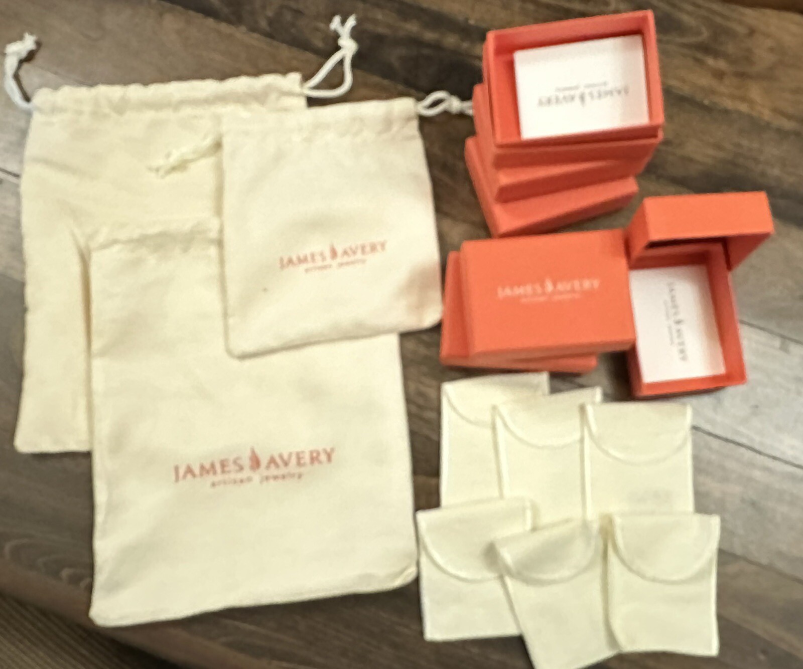 James Avery Lot Boxes, Pouch And Bags