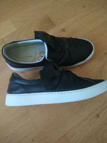 Damenschuhe echt Leder schwarz Größe 39 gut Zustand - Bild 3 von 5