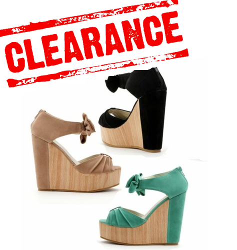 CLEARANCE Women Wedge Heels Sandals Wooden Look Platform Suede UK | eBay