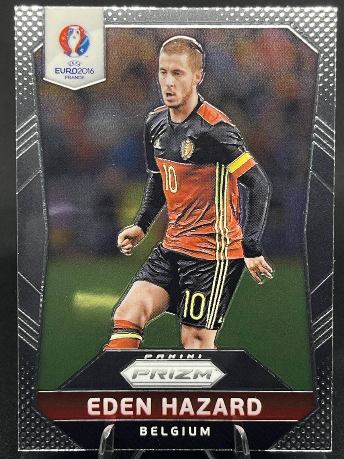 EDEN HAZARD 2016 Panini Prizm UEFA Euro Soccer #22 Belgium Card