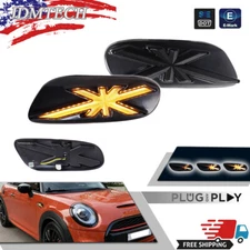 Amber Dynamic LED Front Fender Side Marker Light For 2014-20 Mini Cooper F56 F57