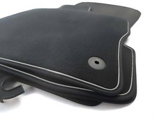 NEU Fußmatten für Audi A3 S3 RS3 8Y 2020> Velours Silber Autoteppich 4x Matten