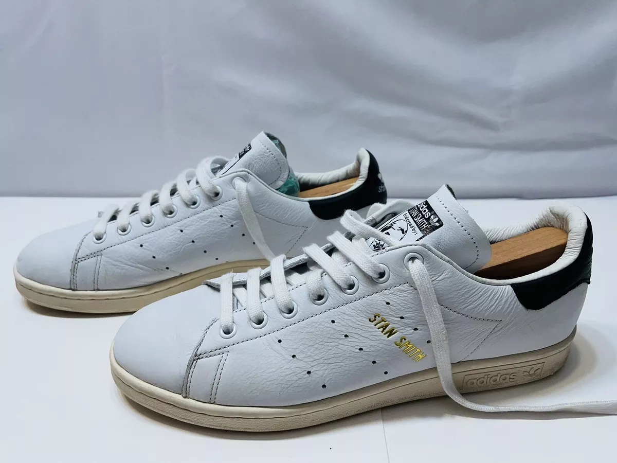 Adidas Originals Stan Smith Tennis Shoes Sneakers White Black Gold