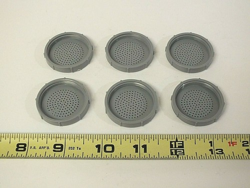 Pack of 6 New Guardian Equipment Eye Wash Station Cover Threaded P/N 460-009R - Picture 2 of 5