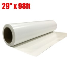 29" x 98FT Roll Printable Heat Transfer Vinyl Film Inkjet for T-Shirt Printing