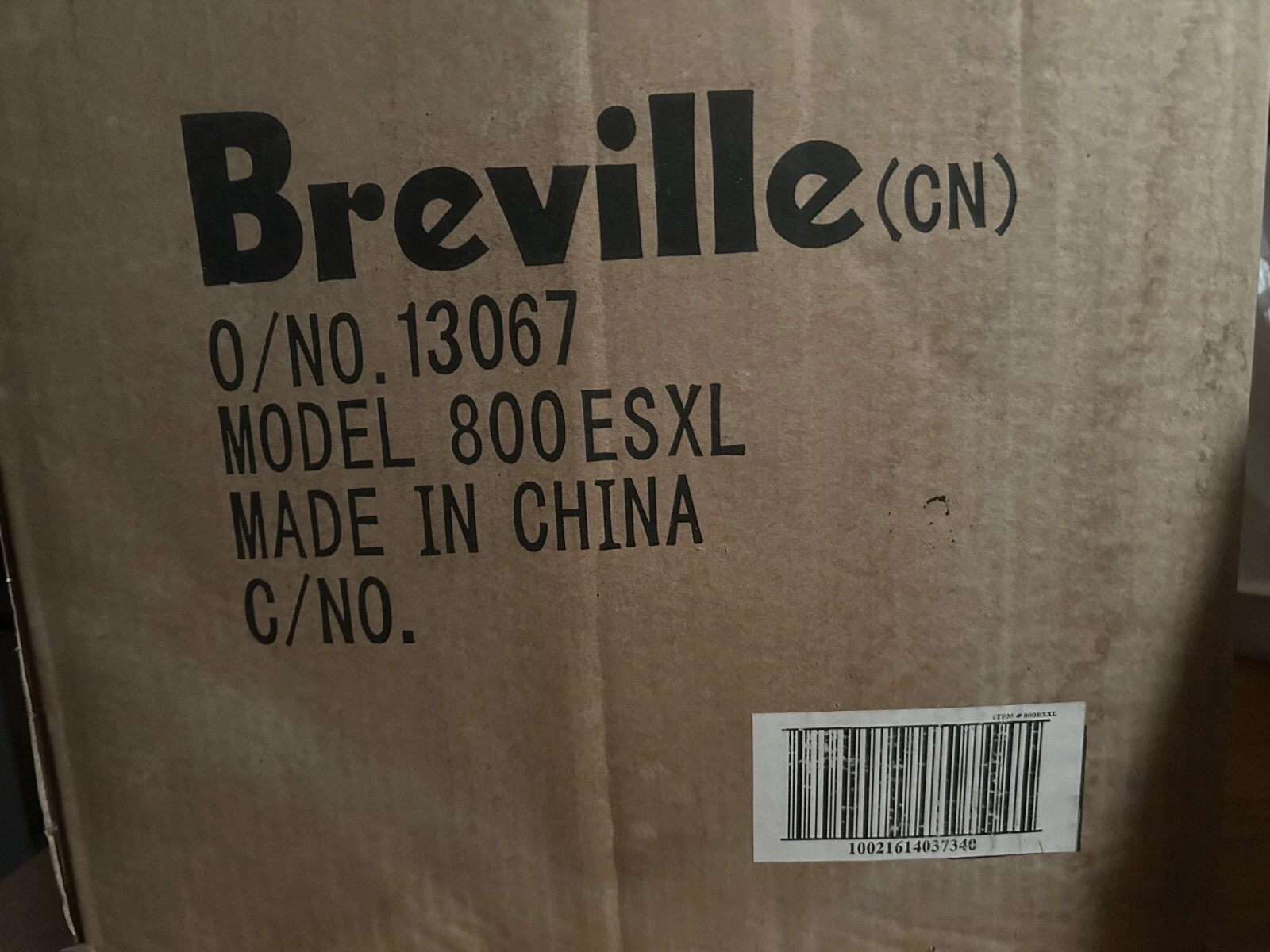 Breville Espresso Machine