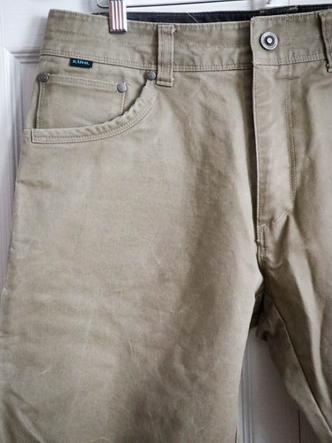 Kühl Rydr Hose 5016 Herren 33x30 Khaki Eurotwill Vintage Patina Dye Outdoor Wandern - Bild 2 von 15