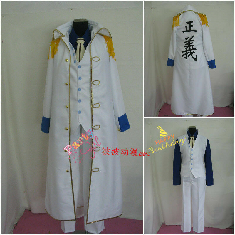 専用です！Admiral ウエアーのみ One Piece Marines Admiral Kuzan Admiral Aokiji Uniform Set Cosplay