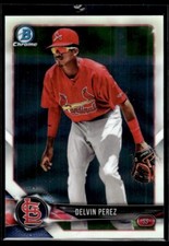 2018 Bowman Chrome Prospects Delvin Perez St. Louis Cardinals