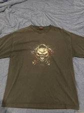 Vintage Skater Type Motorcycle Hot Leathers T Shirt Vintage Super Rare