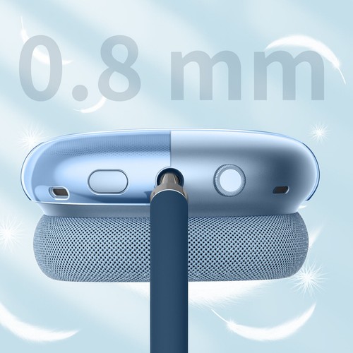 Case for for AirPods Max Headphones Soft TPU Clear Protective Cover Protector - Picture 4 of 12