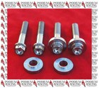 TITANIUM SILVER RADIAL CALIPER ADAPTER BOLTS AND SPACERS BREMBO 220A02411 60MM