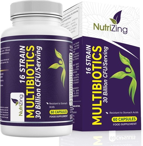 Bio Cultures Probiotics 30 Billion CFU - Vegan Gut Health Supplement 16 Strains