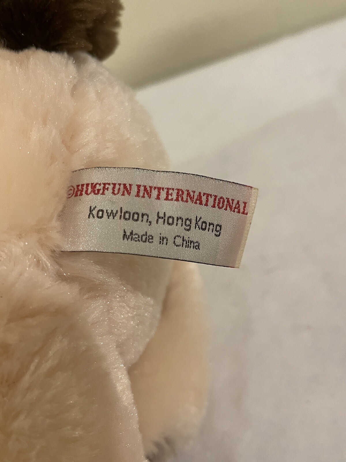 Hugfun International Dog Wearing Scarf & Hat Plush Brown Soft Toy Stuffed Animal