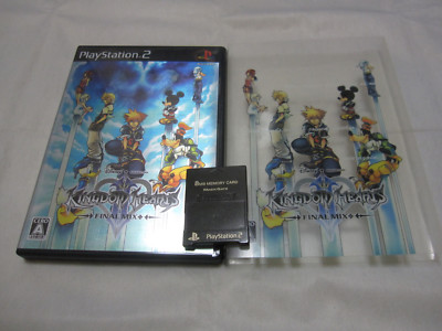 USED w/Memory Card English Limited PS2 Kingdom Hearts II 2 Final Mix Japan
