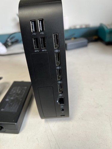 HP T740 Thin Client AMD Ryzen V1756B 3.2GHZ 8GBR No Flash No OS w/Power Supply - Picture 2 of 3