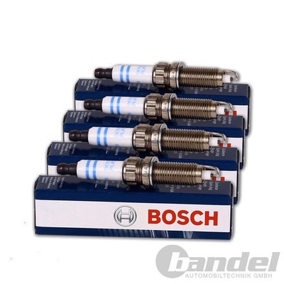 4x BOSCH ZÜNDKERZE für AUDI A3 DEAT LEON SKODA OCTAVIA 2 VW PASSAT GOLF PLUS 2.0