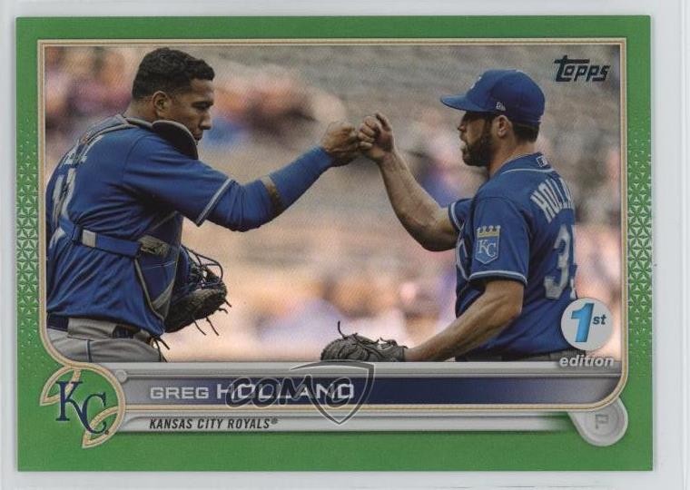 2022 Topps Series 1 1st Edition Green 79/150 Greg Holland #52 5i1