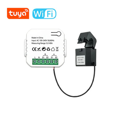 Zigbee Tuya Wifi Intelligent Energy Meter Solar PV System Power Meter Electric C