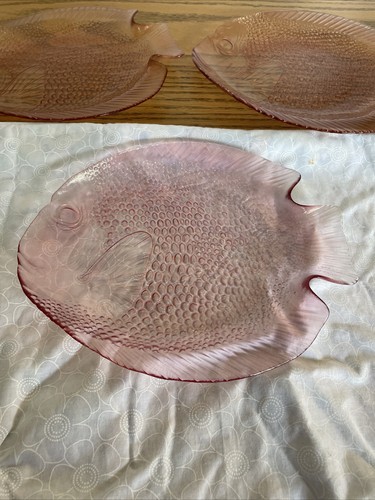 Exquisite Vintage Fish-Shaped Plates See If 4 Made in Italy - Picture 3 of 7