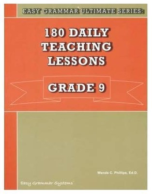 Easy Grammar 180 Daily Teaching Lessons Grade 9 SET--Student and Teacher (Ea...