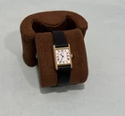 Vintage Seiko 1400-5039 Tank Women Watch 18mm White Dial Gold Tone - New Battery