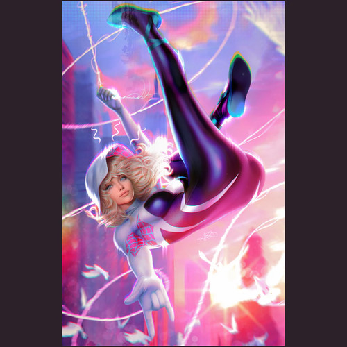 Spider-Gwen "Field Day" Metal Print - Picture 3 of 8