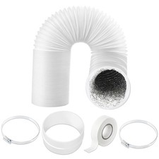 Vent Hose 6" 6m Air Con Conditioner PVC Aluminium AC Duct Pipe Extension Kit