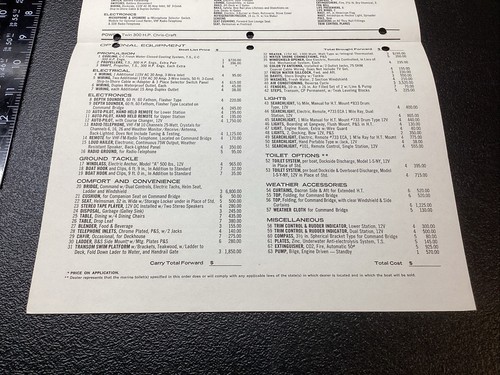 3 Chris Craft Boat Spec Info PLANS Parts List 1/1 41ft FLUSH DECK 1973 Yacht - Picture 6 of 6