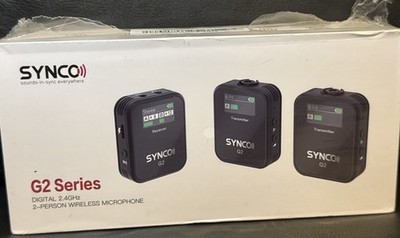 SYNCO G2 (A2) Series Digital 2.4GHz 2-Person Wireless Microphone System NEW*Read