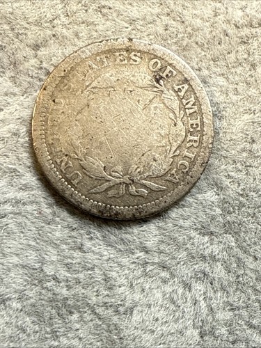 1854 Philadelphia Mint Silver Seated Liberty Half Dime with Arrows 6931 - Picture 7 of 10