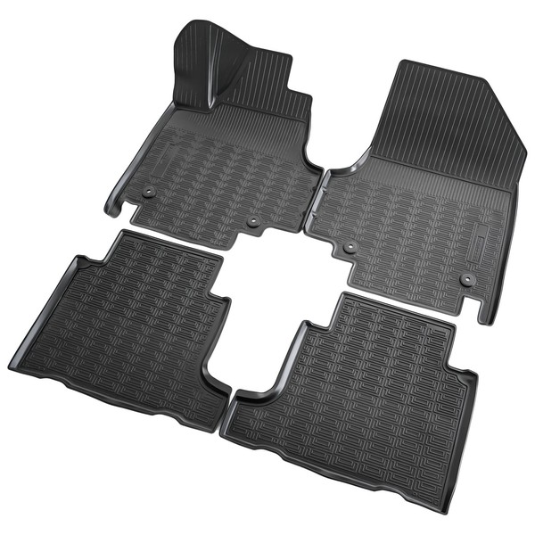 3D Gummi Fussmatten Passend FüR Hyundai Ioniq 5 | Ne | Bj Ab 2021> | Passgenau-image