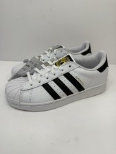 Adidas Superstar C White Black Shell Toe FU7714 Kids Youth Size 1
