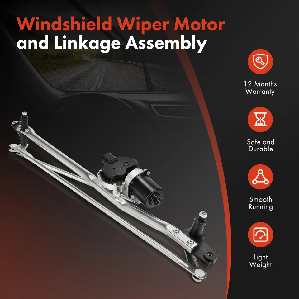 Conjunto de motor y acoplamiento limpiaparabrisas delantero para Chevy Silverado 1500 GMC Sierra 1500 Foto 2 de 4